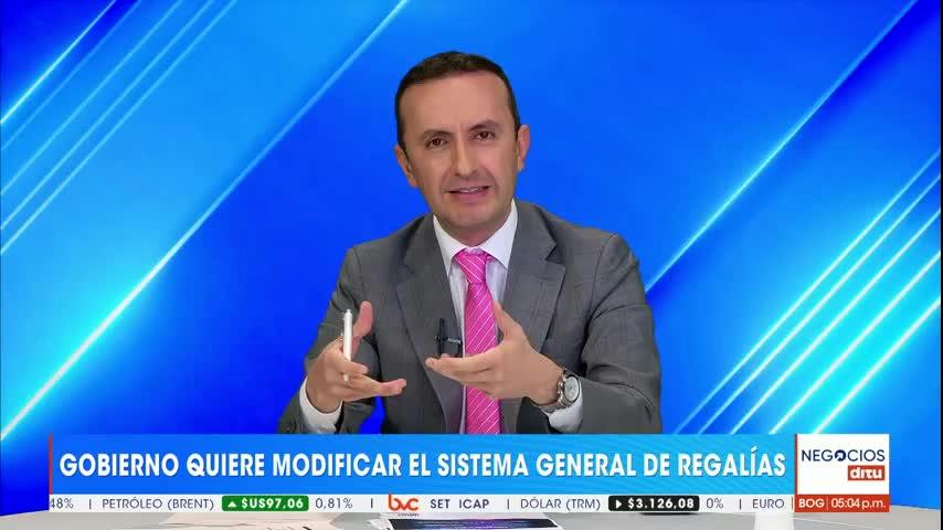 Gobierno quiere modificar el sistema general de regalías 