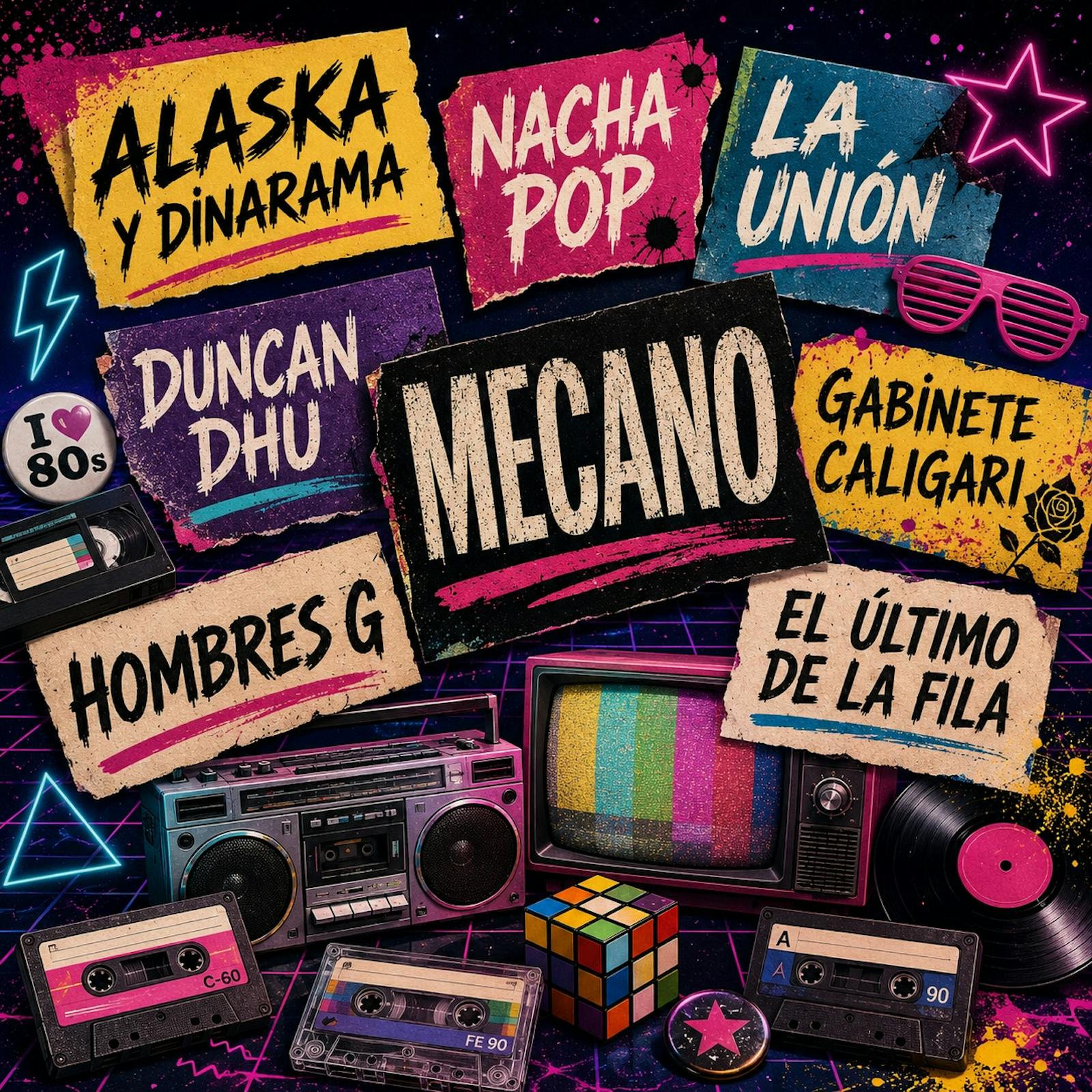 El pop rock español de los 80: Mecano, Hombres G, Alaska, La Unión y El Último de la Fila episode artwork