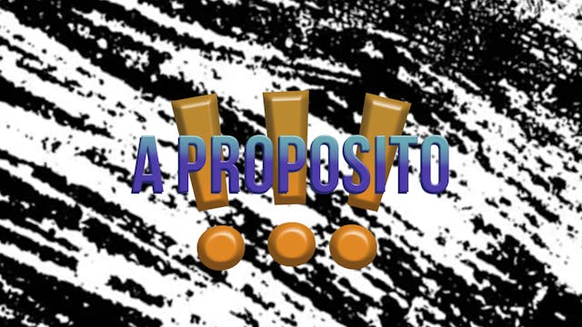 A propósito