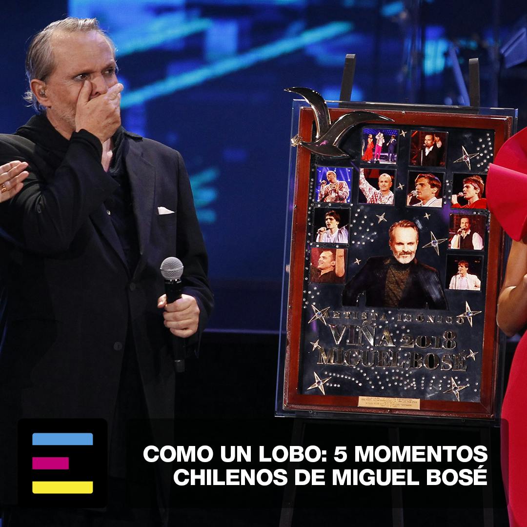 Como un Lobo: 5 Momentos Chilenos de Miguel Bosé
