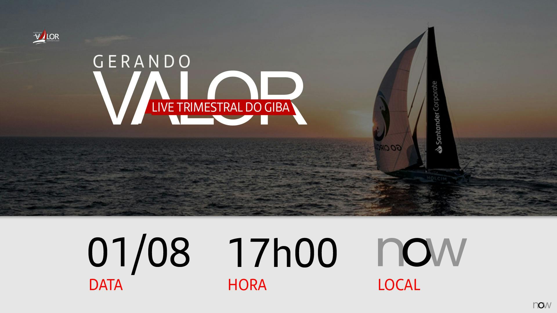 Gerando Valor | Agosto