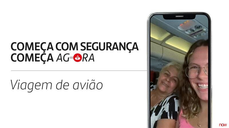 Começa com Segurança | Viagem de avião